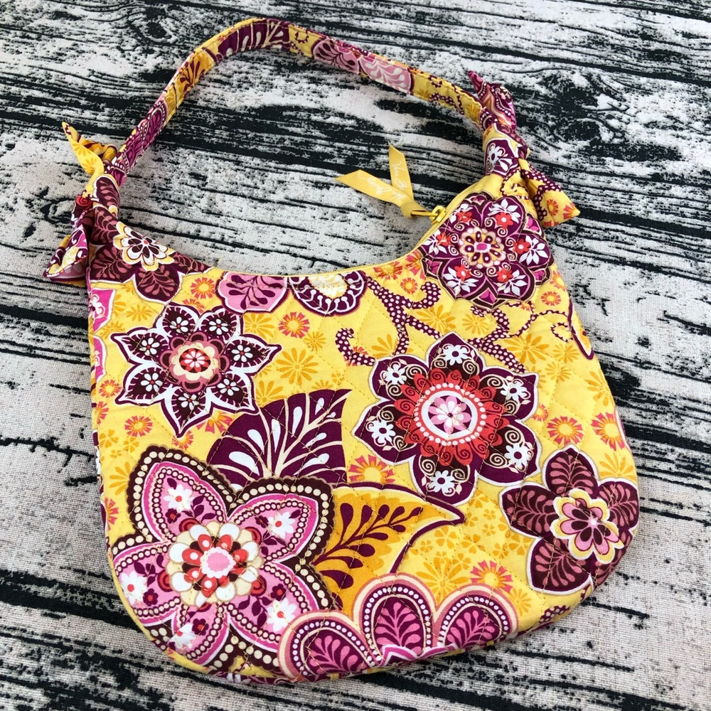 Very Bradley Mini Handbag in Bali Gold.